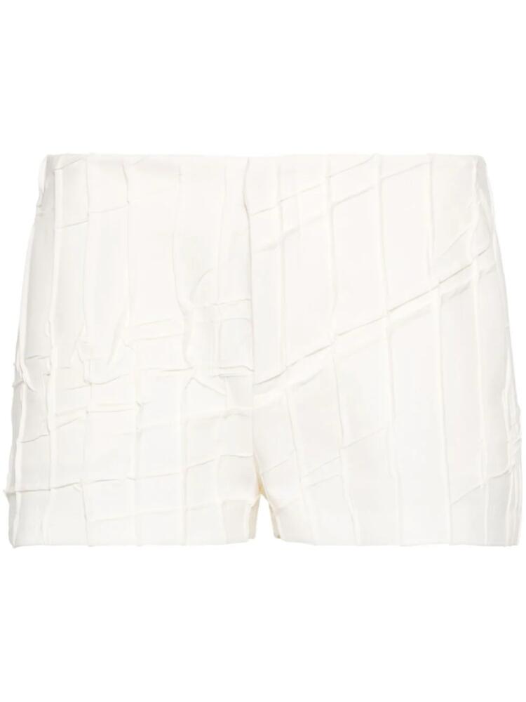 Blumarine pleat-detail shorts - Neutrals Cover