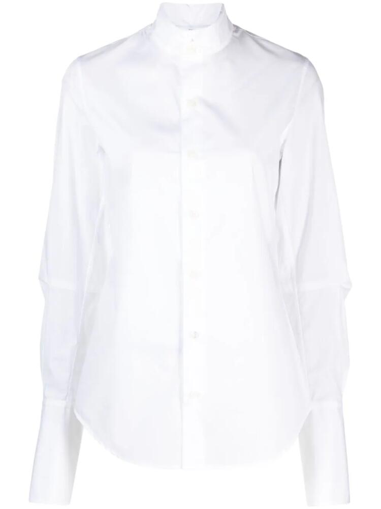 Ann Demeulemeester puff-sleeve cotton shirt - White Cover