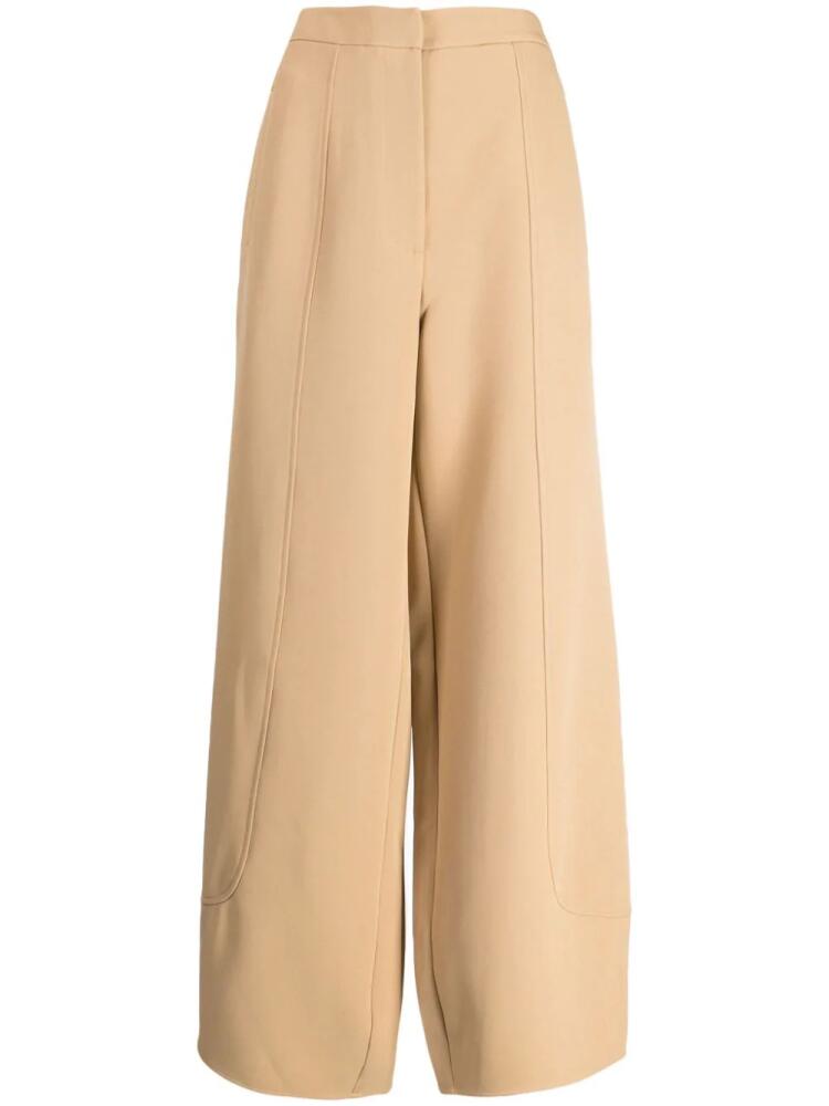 Alexis Kalel low-waisted wide-leg trousers - Brown Cover