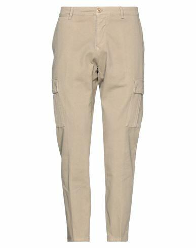 Tela Genova Man Pants Sand Cotton, Elastane Cover