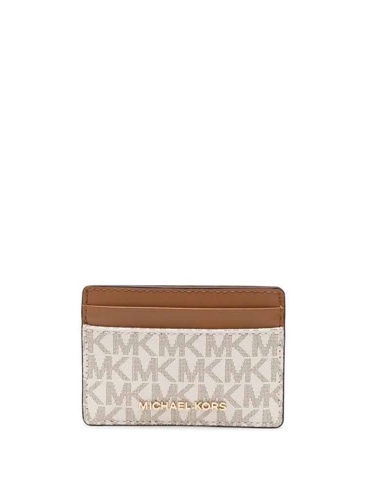 Michael Kors Jet Set monogram cardholder - Brown Cover