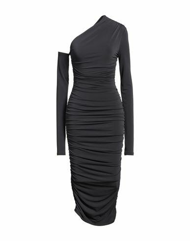 The Andamane Woman Midi dress Lead Polyester, Elastane Cover