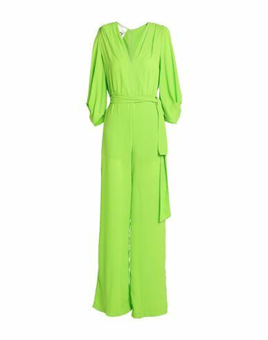 Kate By Laltramoda Woman Jumpsuit Green Polyester Cover