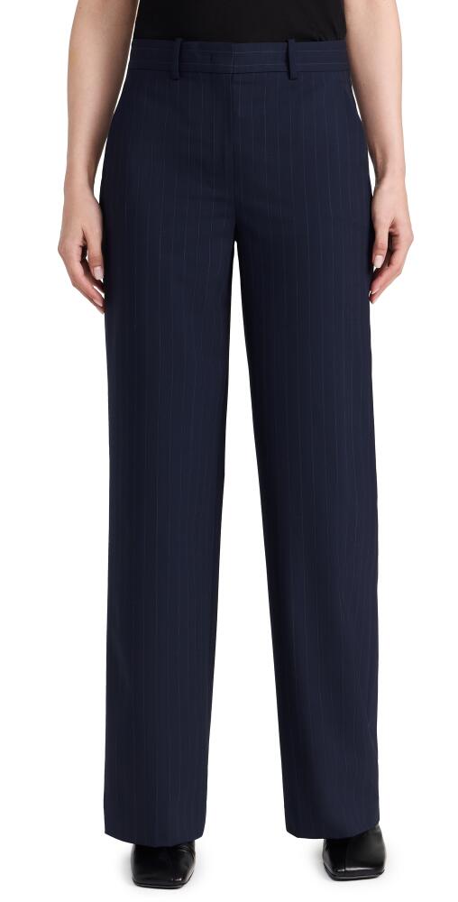 Theory Relax Straight Pants Navy Cover