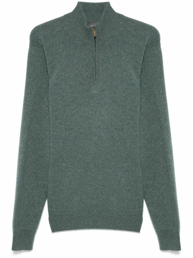 Eric Bompard short-zip pullover - Green Cover