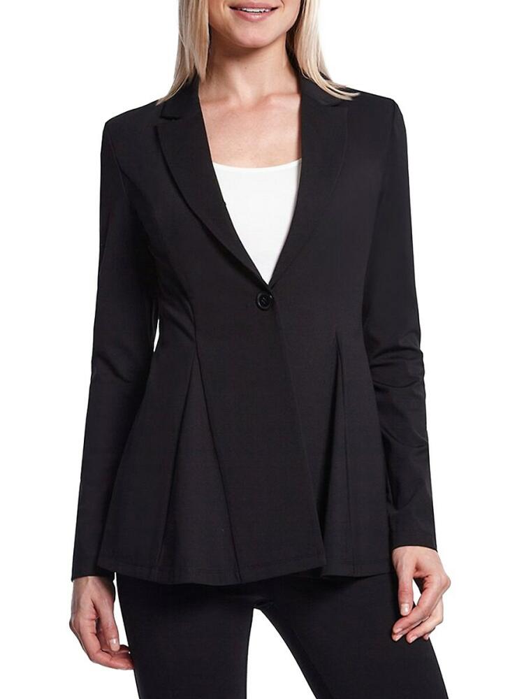 Capsule 121 Women's Lyman Notch Lapel Godet Jacket - Black Cover