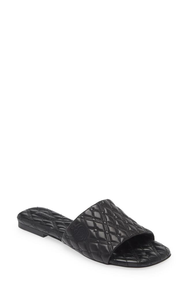 burberry Quilted Slide Sandal in Black Cover