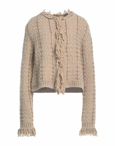 Twinset Woman Cardigan Sand Acetate, Wool, Viscose, Polyester Cover