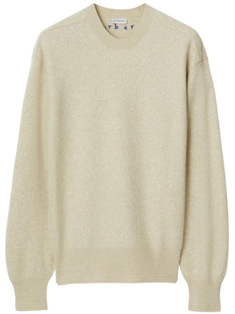 Burberry crew-neck wool jumper - Neutrals Cover