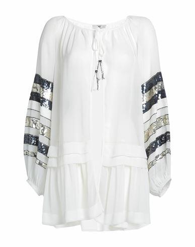 Twinset Woman Cover-up White Polyester Cover