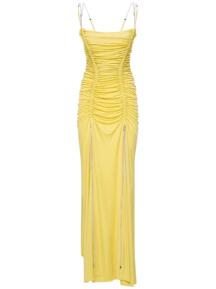 ZUHAIR MURAD Draped Jersey Long Dress Cover