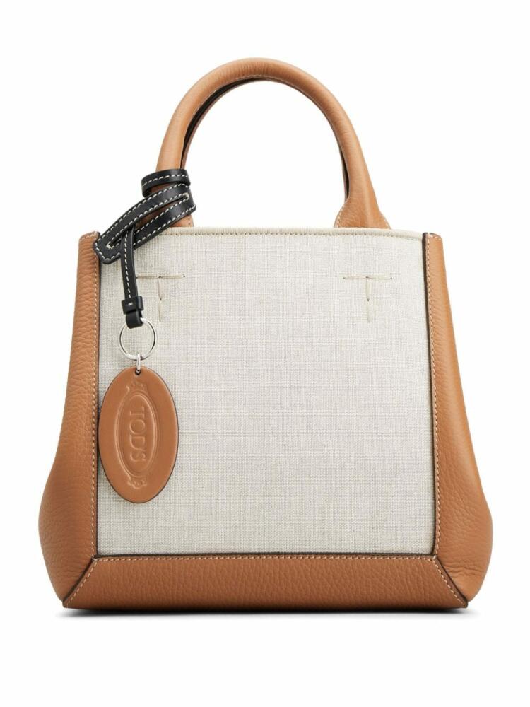 Tod's panelled colour-block tote bag - Brown Cover