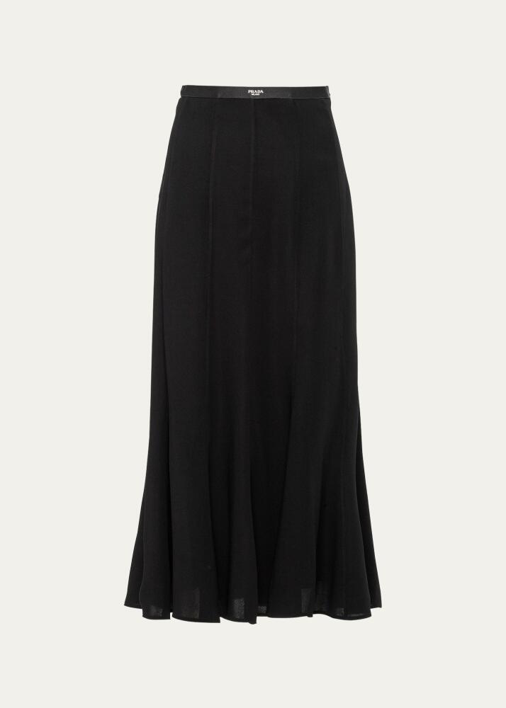 Prada Crepe Midi Skirt Cover