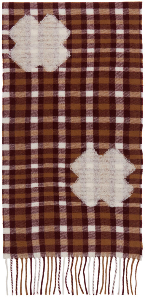 Henrik Vibskov Red Check Scarf Cover