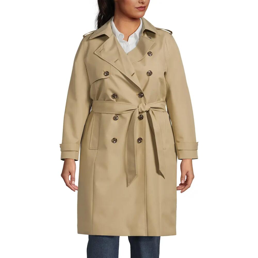 Lands' End Classic Trench Coat in Desert Tan Cover