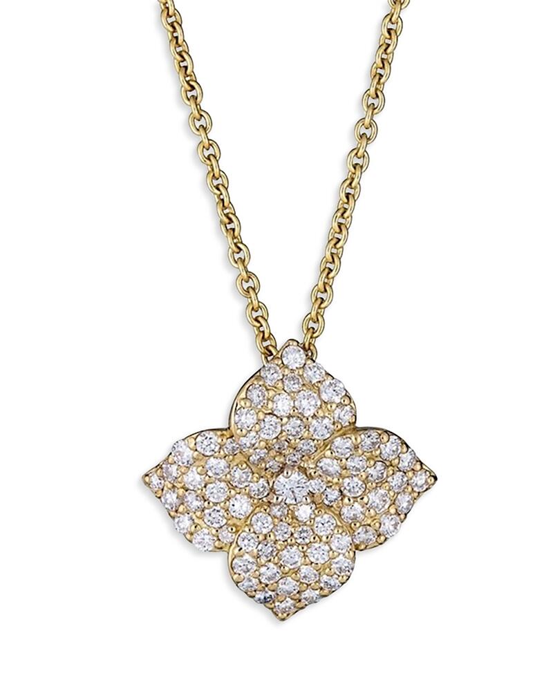 Piranesi 18K Yellow Gold Diamond Small Flower Necklace, 16 Cover