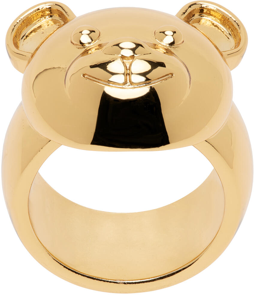 Moschino Gold Teddy Family Ring Cover