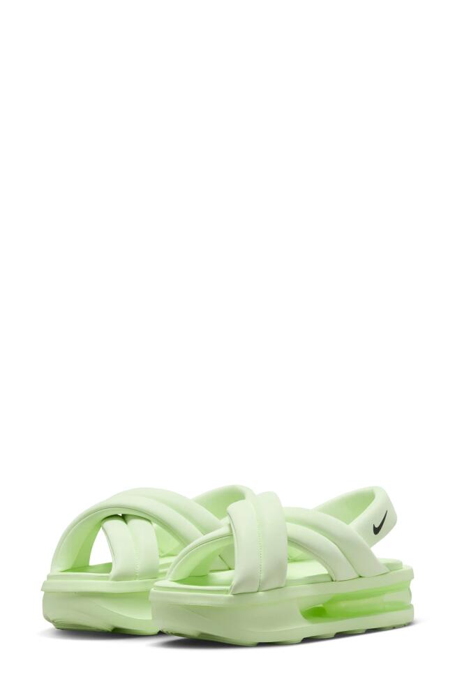 Nike Air Max Isla Platform Sandal in Barely Volt/Black/Volt Cover