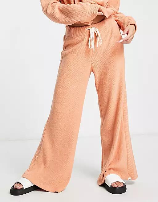 Rip Curl cozy wide leg pants - part of a set-Orange Cover