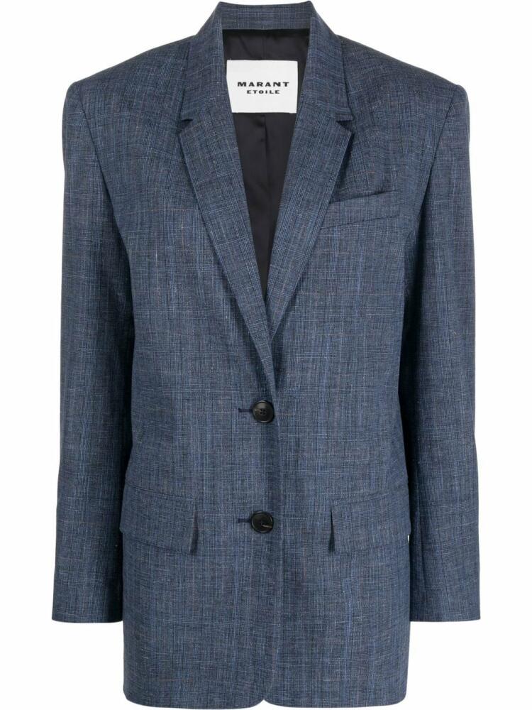 MARANT ÉTOILE single breasted blazer - Blue Cover