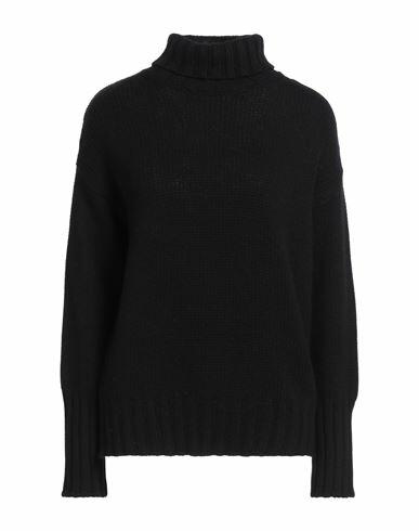 Aragona Woman Turtleneck Black Cashmere Cover