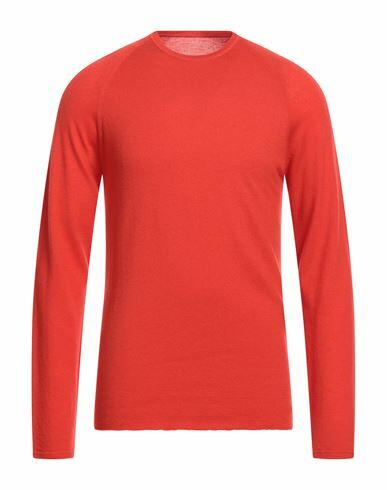 Majestic Filatures Man Sweater Orange Cashmere Cover