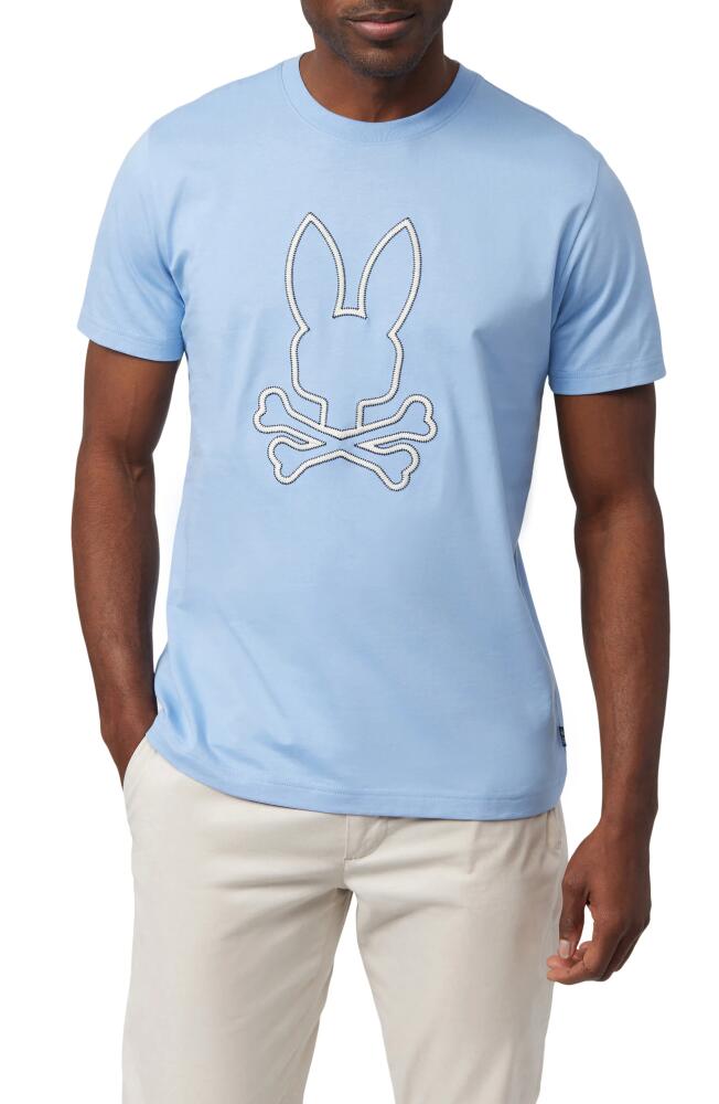 Psycho Bunny Floyd Graphic T-Shirt in Serenity Cover