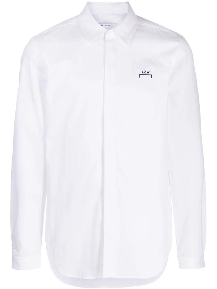 A-COLD-WALL* Bracket logo shirt - White Cover