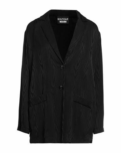 Boutique Moschino Woman Blazer Black Viscose Cover