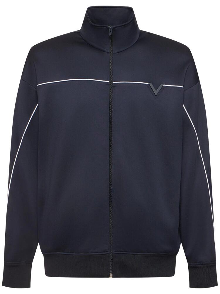 VALENTINO Double Cotton Blend Jersey Tracksuit Cover