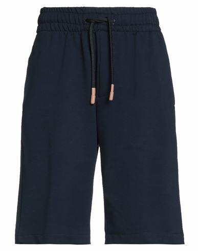 Primo Emporio Man Shorts & Bermuda Shorts Midnight blue Cotton, Polyester, Elastane Cover