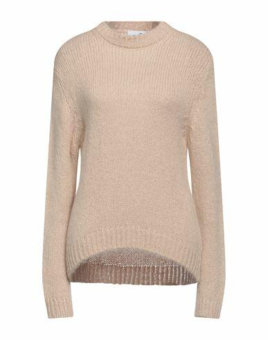 Niū Woman Sweater Beige Acrylic, Polyamide, Alpaca wool, Viscose, Metallic Polyester Cover