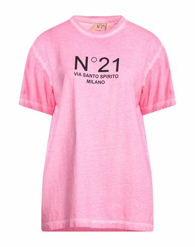 N°21 Woman T-shirt Pink Cotton Cover