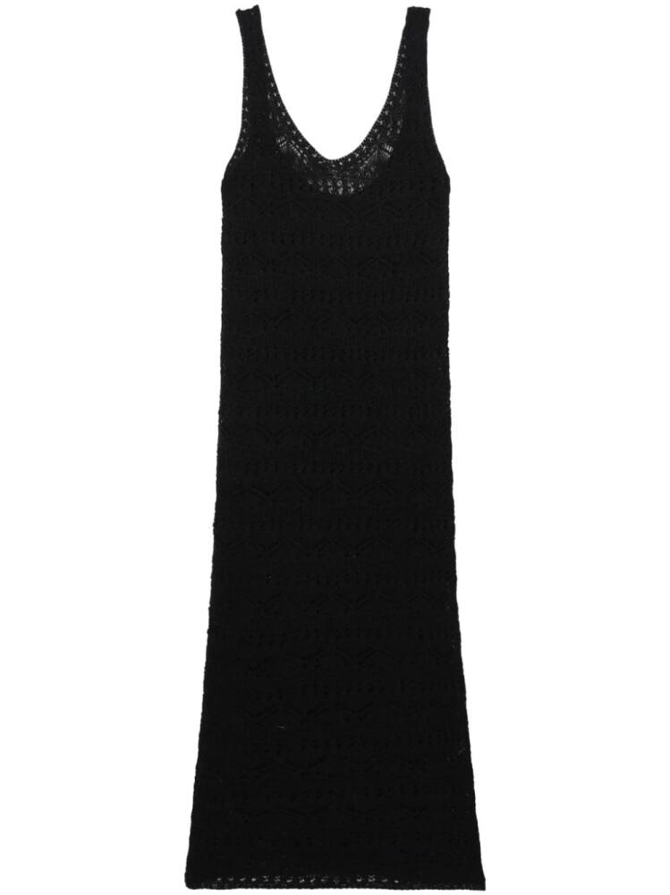 IRO crochet-knit midi dress - Black Cover