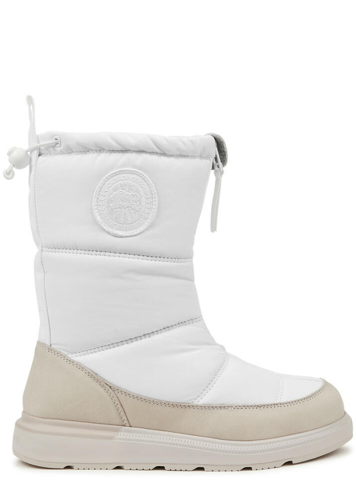 Canada Goose Cypress Quilted Nylon Ankle Boots - White Cover