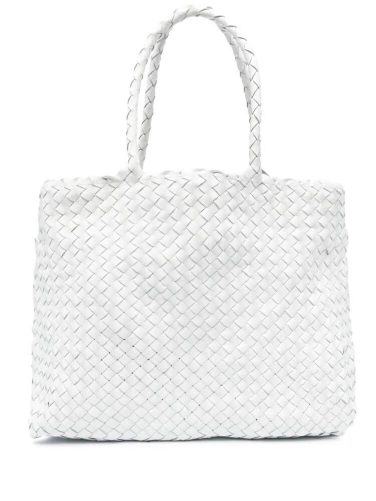 DRAGON DIFFUSION interwoven tote bag - White Cover