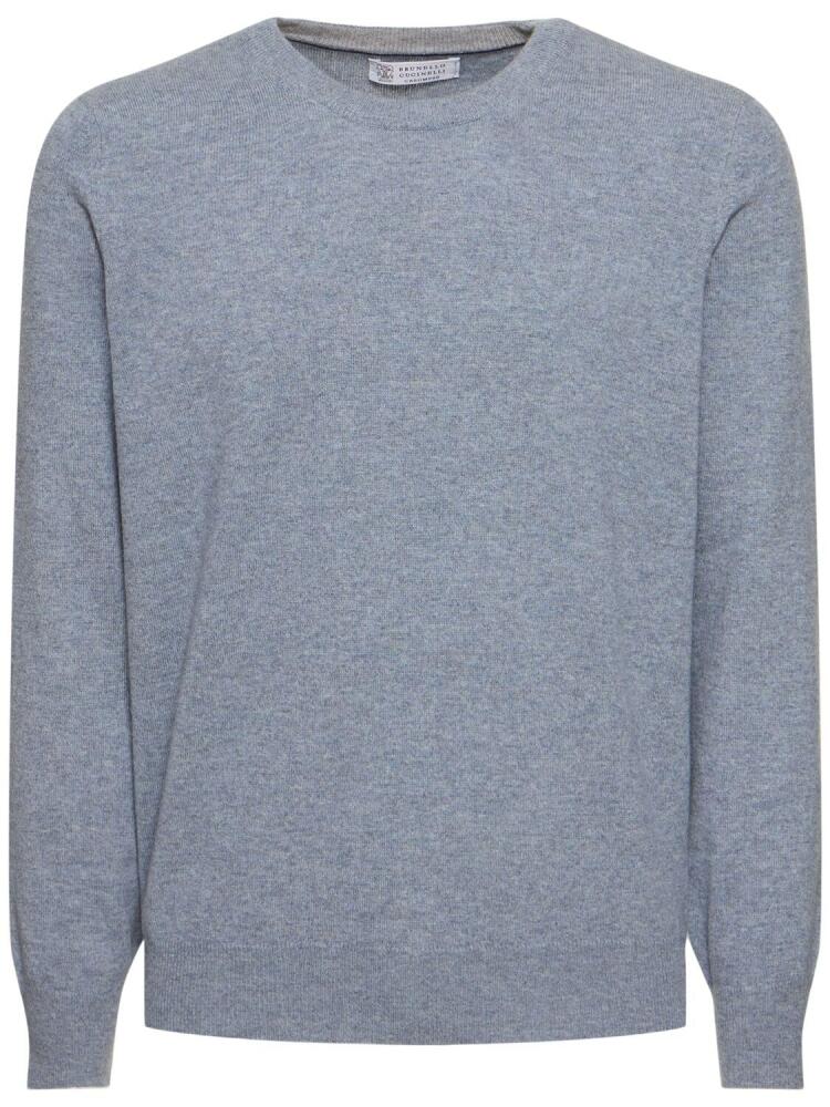 BRUNELLO CUCINELLI Fine Cashmere Crewneck Sweater Cover