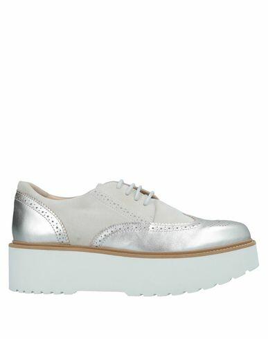 Hogan Woman Lace-up shoes Platinum Soft Leather Cover