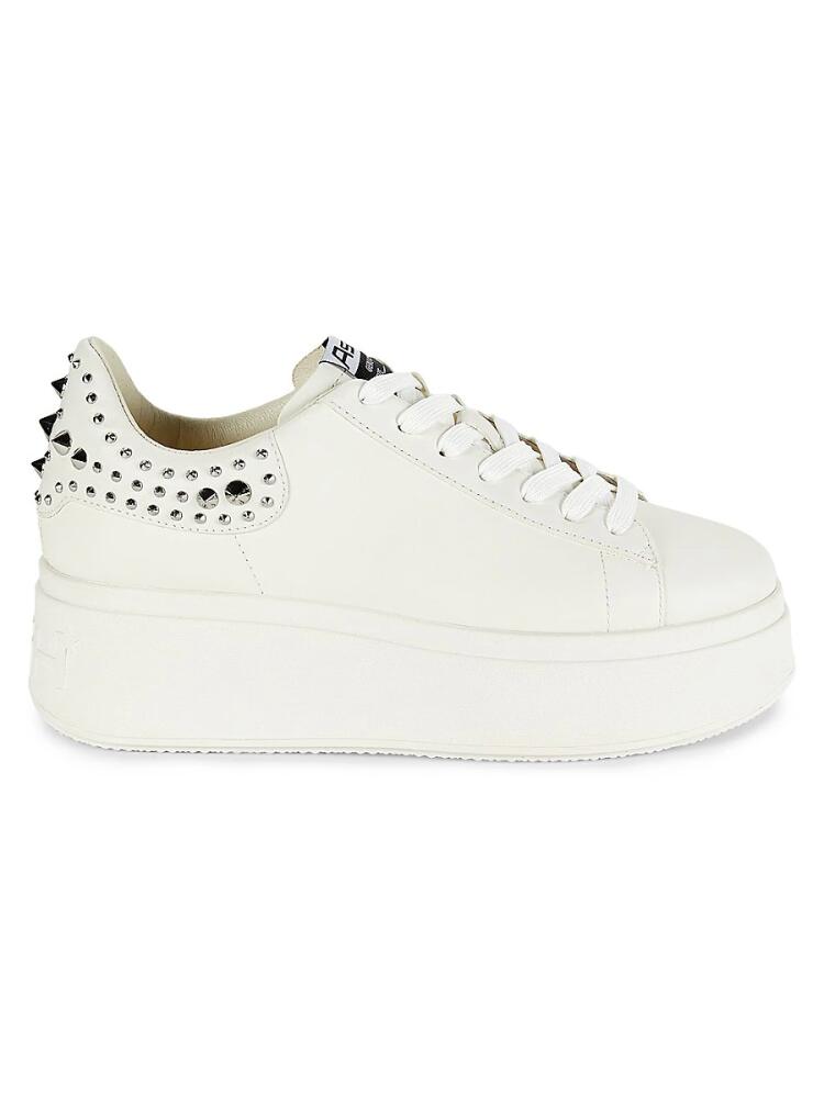 Ash Women's Moby Studs Platform Sneakers - White Cover