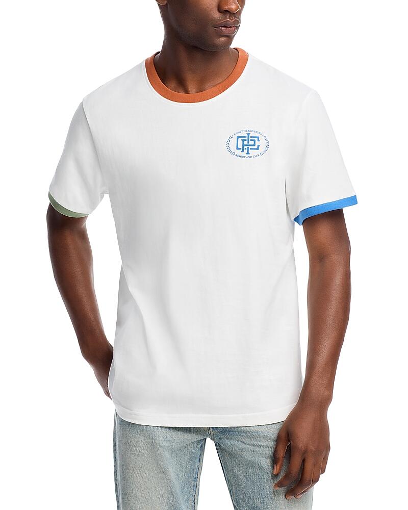 Coney Island Picnic Monogram Ringer Tee Cover