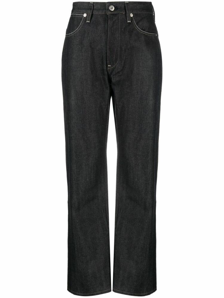 Jil Sander five-pocket cotton jeans - Blue Cover