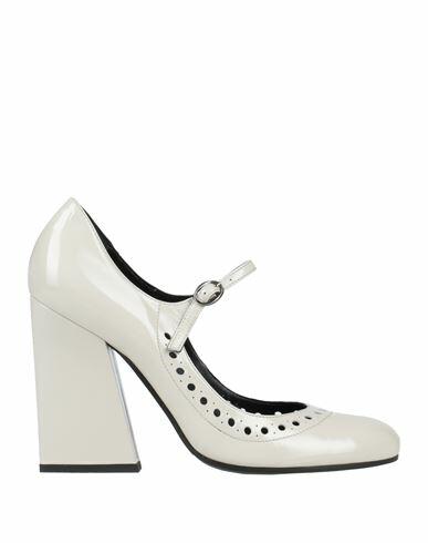 Marc Ellis Woman Pumps Off white Leather Cover