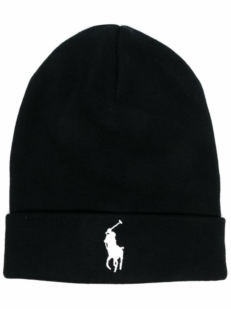 Polo Ralph Lauren Polo Pony knit beanie hat - Black Cover