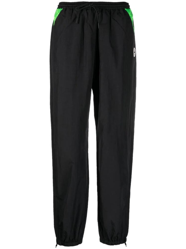 Gucci Interlocking G logo panelled track pants - Black Cover