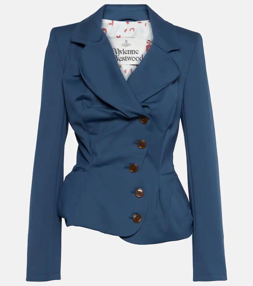 Vivienne Westwood Tailored asymmetric cotton-blend blazer Cover