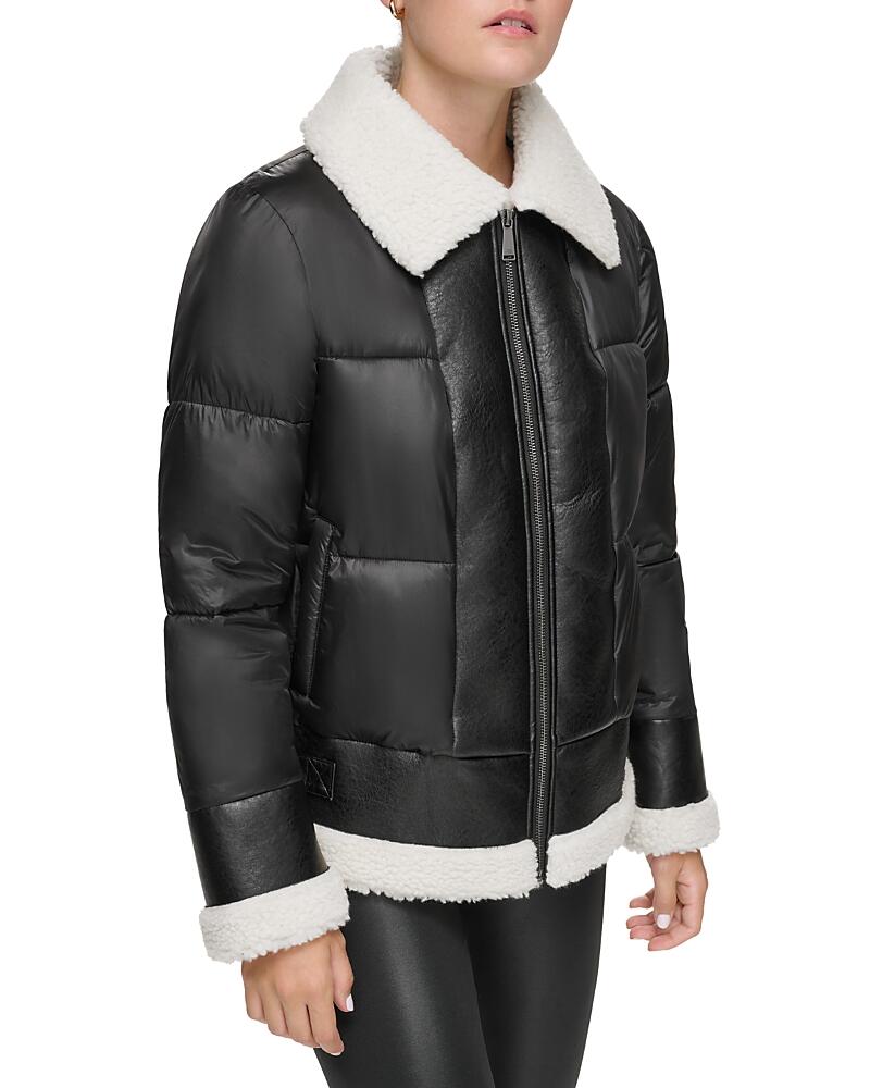 Marc New York Faux Shearling Trimmed Jacket Cover