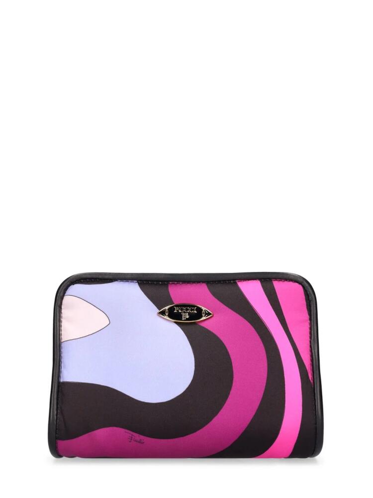 PUCCI Printed Twill Binding Pouch Cover