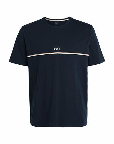 Boss Man Undershirt Navy blue Cotton, Elastane Cover