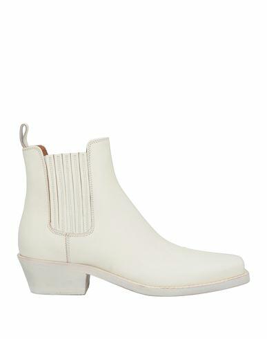 Buttero Woman Ankle boots White Leather Cover