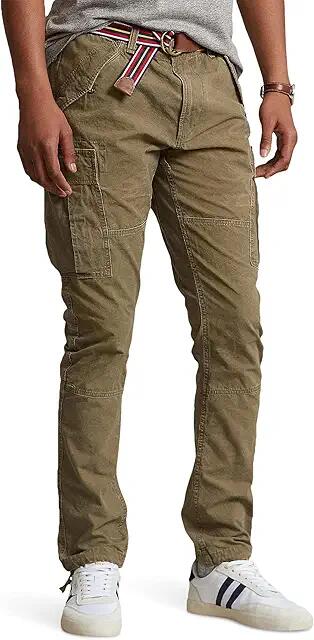 Polo Ralph Lauren Slim Fit Canvas Cargo Pants (Green) Men's Casual Pants Cover